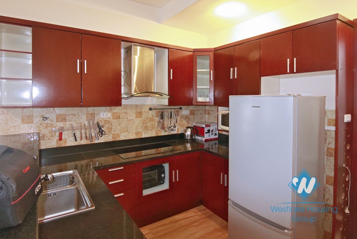 Bright and airy, 60 sqm apartment for rent in Ba Dinh